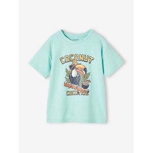 VERTBAUDET Camiseta con motivo divertido animal para niño azul turquesa