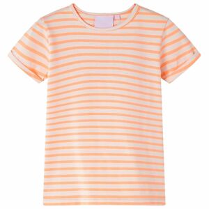 vidaXL Camiseta infantil naranja neón 92