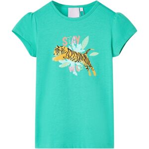 vidaXL Camiseta infantil verde menta 92