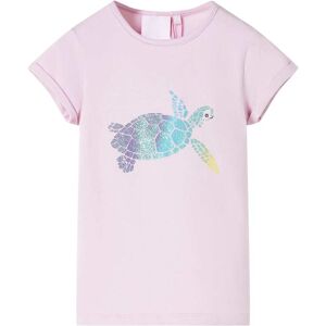 vidaXL Camiseta infantil color lila 104