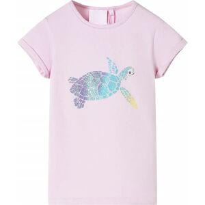 vidaXL Camiseta infantil color lila 116