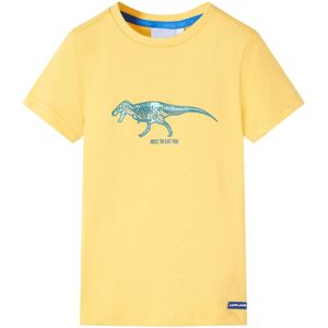 vidaXL Camiseta infantil ocre claro 104