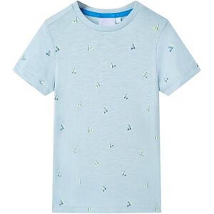 vidaXL Camiseta infantil azul claro 140