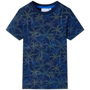 vidaXL Camiseta infantil azul marino 140