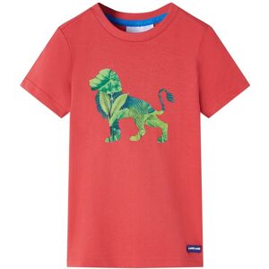 vidaXL Camiseta infantil color rojo 92