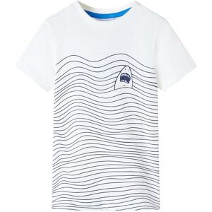 vidaXL Camiseta infantil color crudo 128