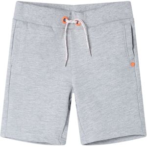 vidaXL Pantalón corto infantil con cordón gris 116