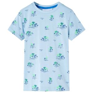 vidaXL Camiseta infantil azul claro 92