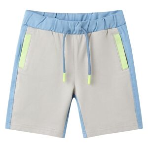 vidaXL Pantalón corto infantil con cordón azul 128