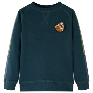 vidaXL Sudadera infantil verde musgo 92