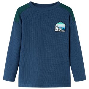 vidaXL Sudadera infantil azul marino 140