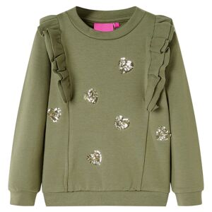 vidaXL Sudadera infantil caqui 128