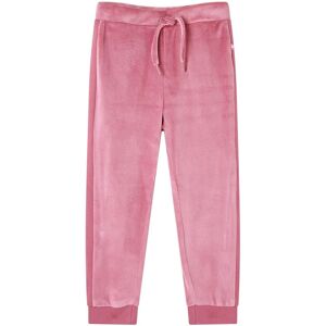 vidaXL Pantalones de chándal infantiles color frambuesa 92