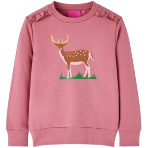 vidaXL Sudadera infantil color frambuesa 104