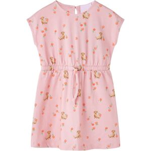 vidaXL Vestido infantil con cordón naranja claro 116