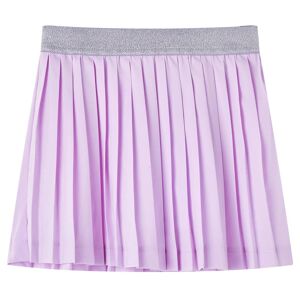 vidaXL Falda plisada infantil color lila 116