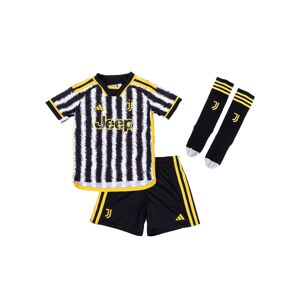 Adidas - Conjunto Juventus FC Primera Equipación 2023-2024 Niño, Unisex, Black-White, 104 cm