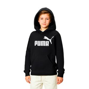 Puma - Sudadera Essentials Big Logo Niño, Unisex, Black, 140 cm