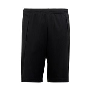 Adidas - Pantalón corto Training Essentials Logo Niño, Unisex, Black-White, 164 cm
