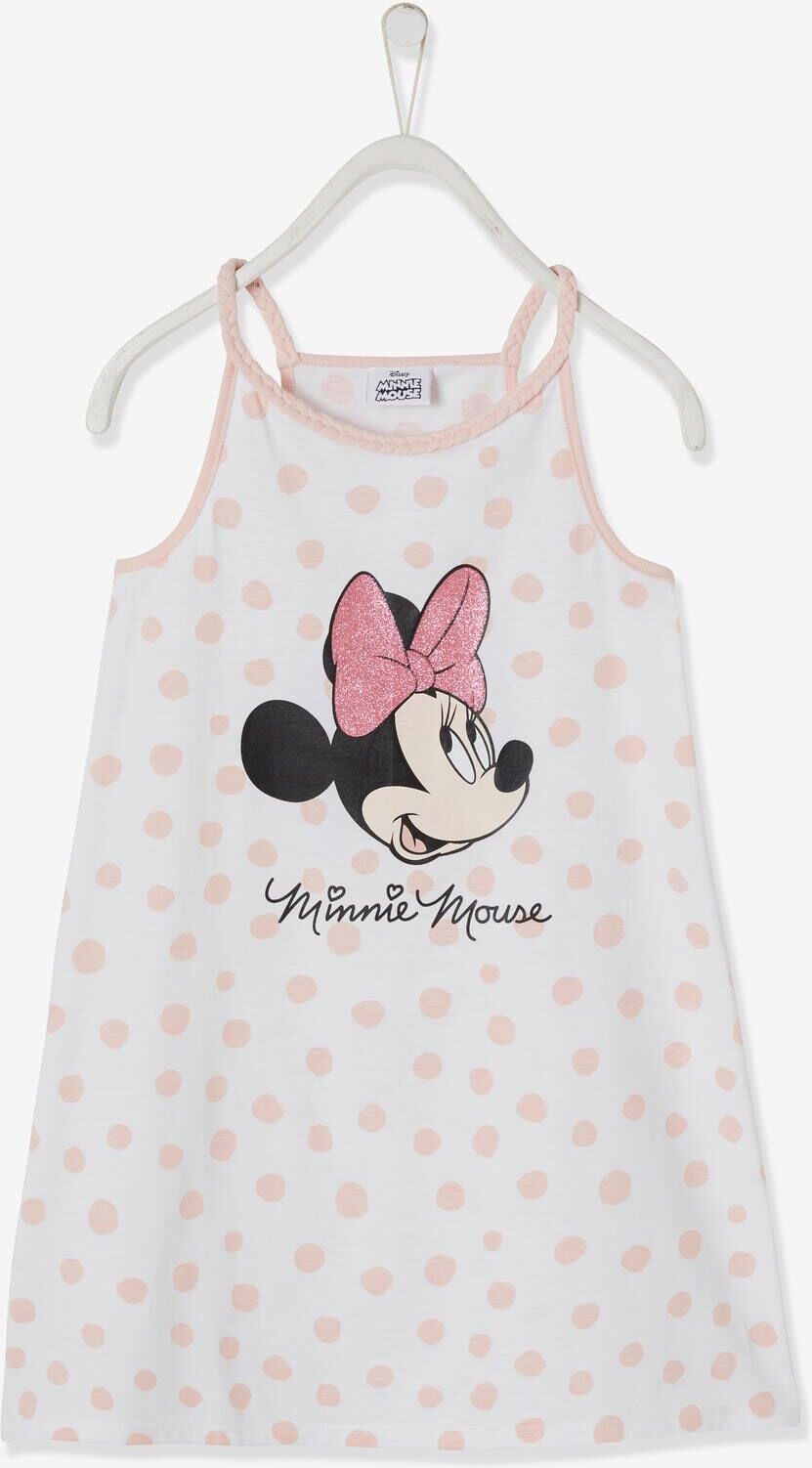 Vestido de playa Disney Minnie® blanco claro liso