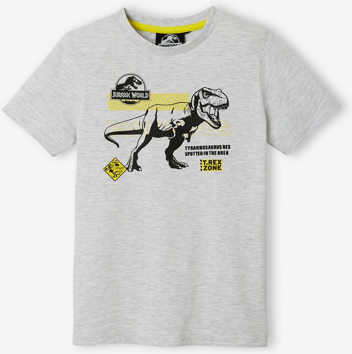 Camiseta Jurassic World® gris medio liso con motivos