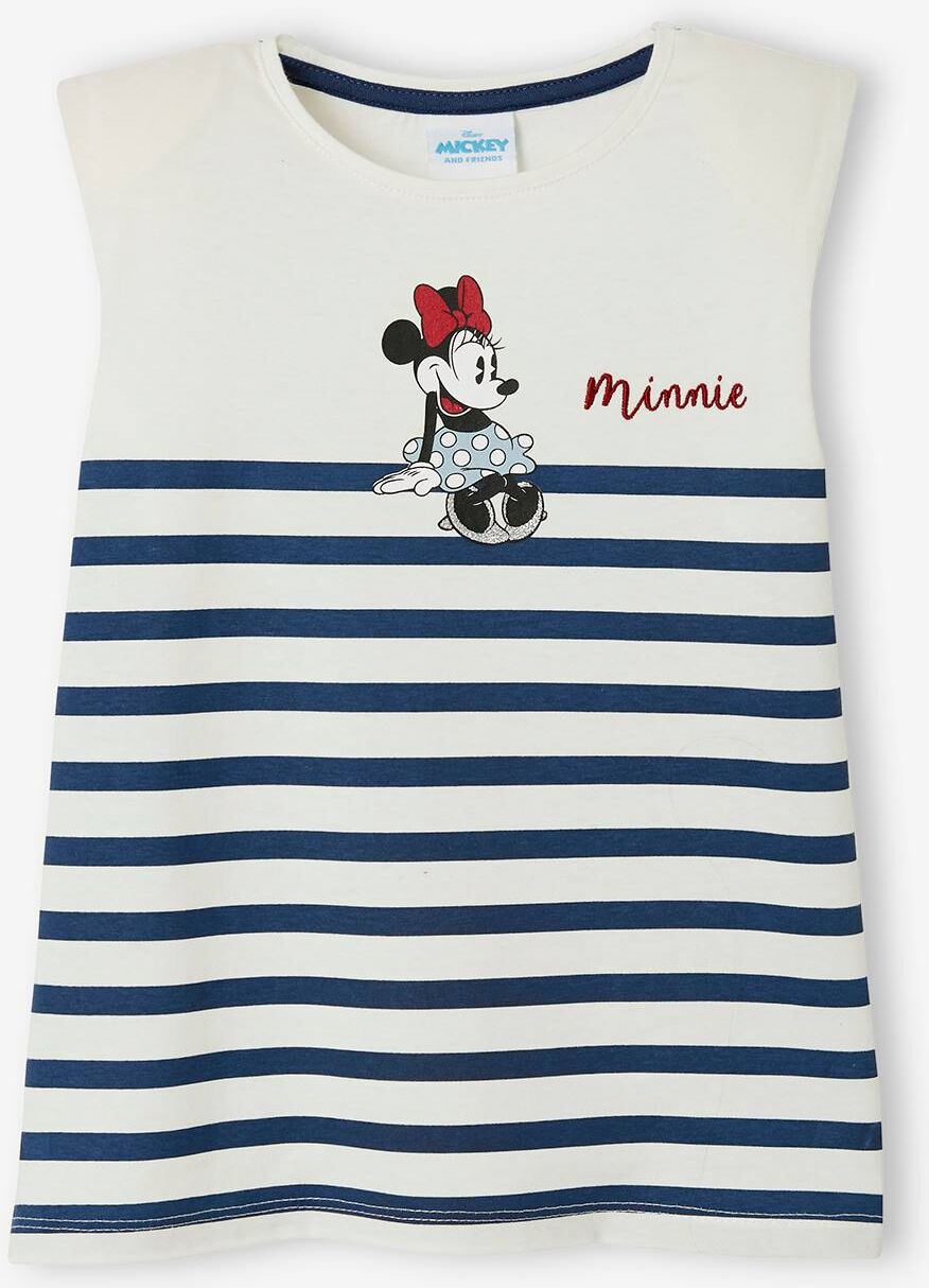 Camiseta de manga corta Disney® Minnie beige claro a rayas