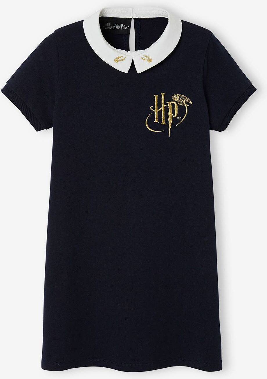 Vestido Harry Potter® para niña azul oscuro liso con motivos