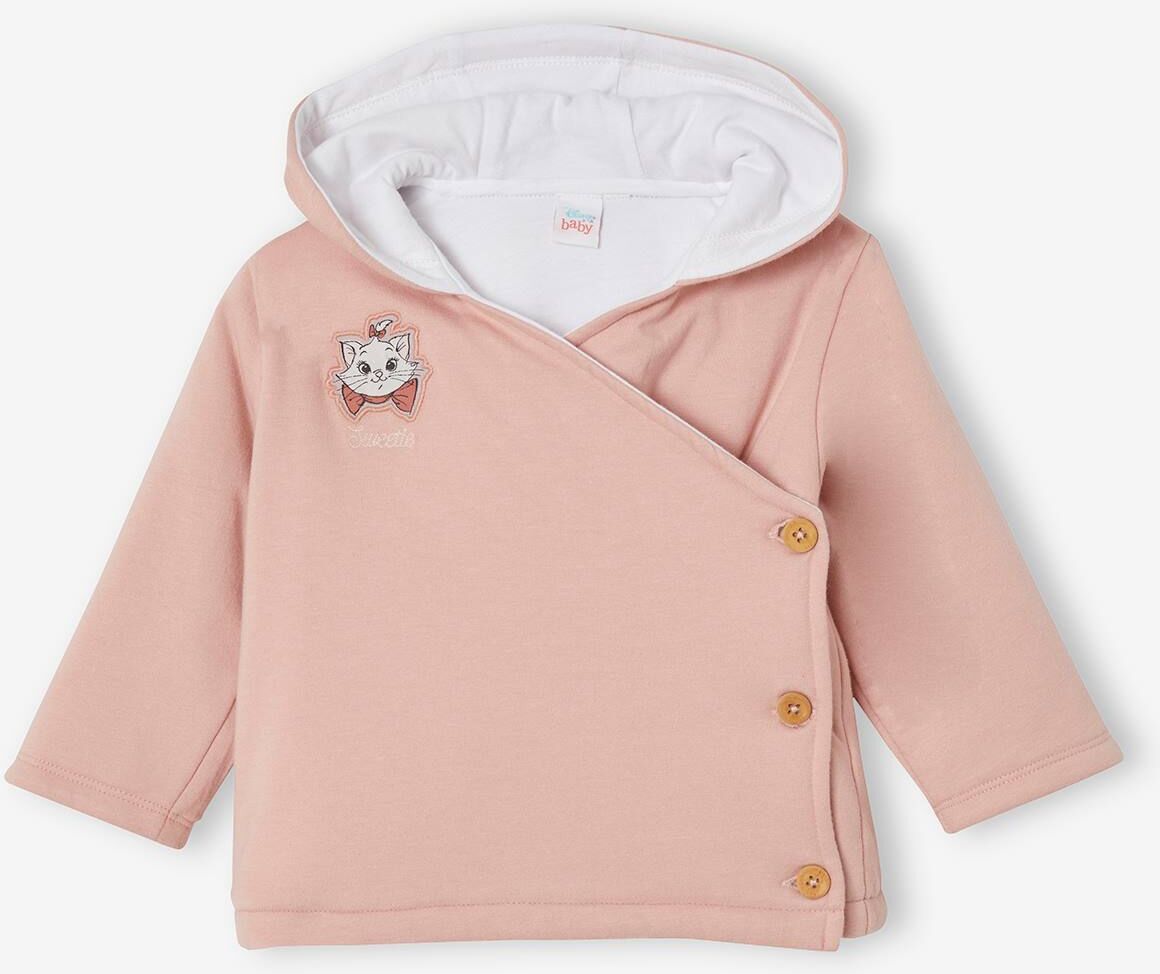 ANIMALES DE DISNEY Chaqueta para bebé Disney® Marie de Los Aristogatos rosa medio liso con motivos