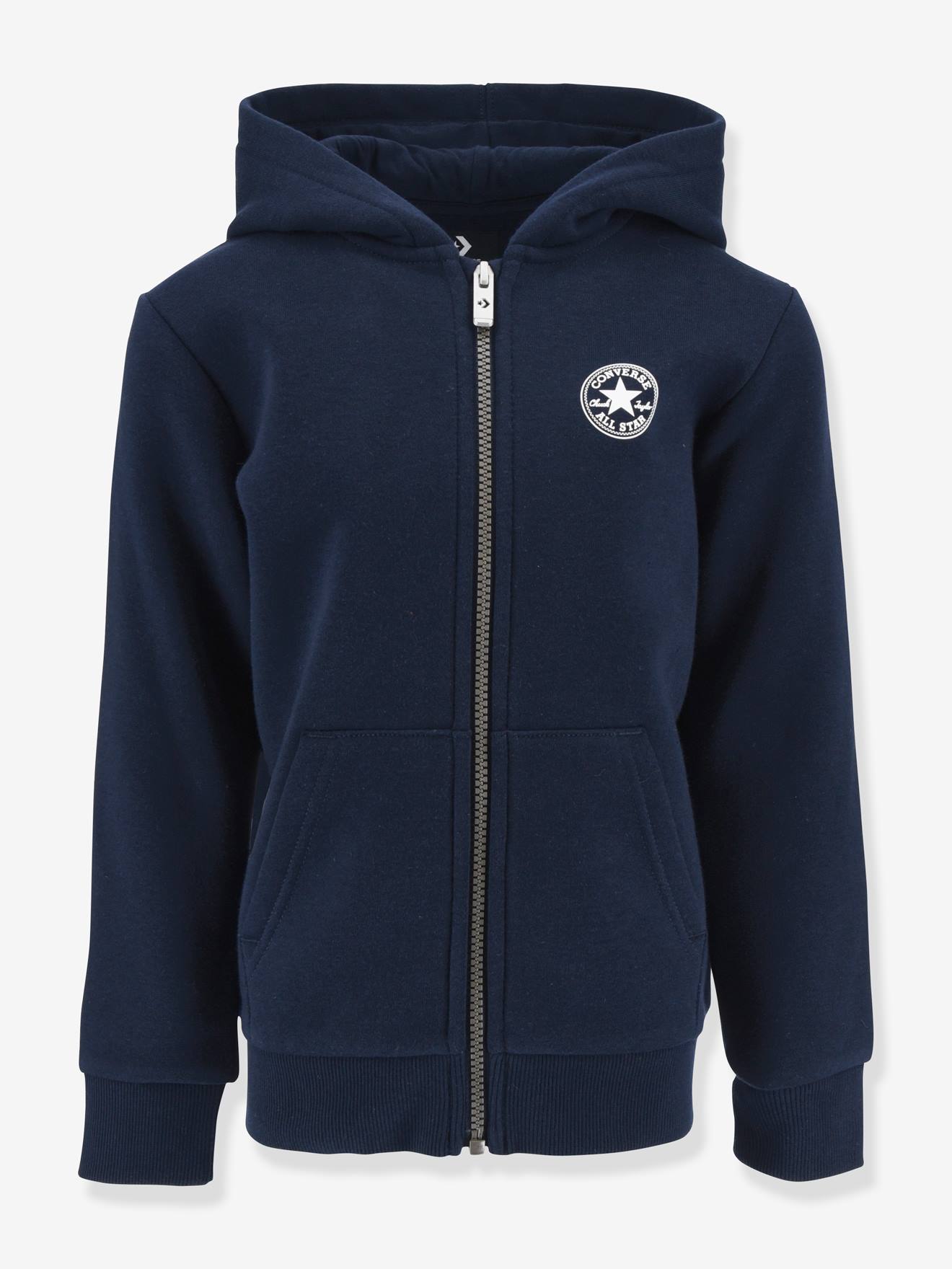 Sudadera con cremallera CONVERSE azul marino