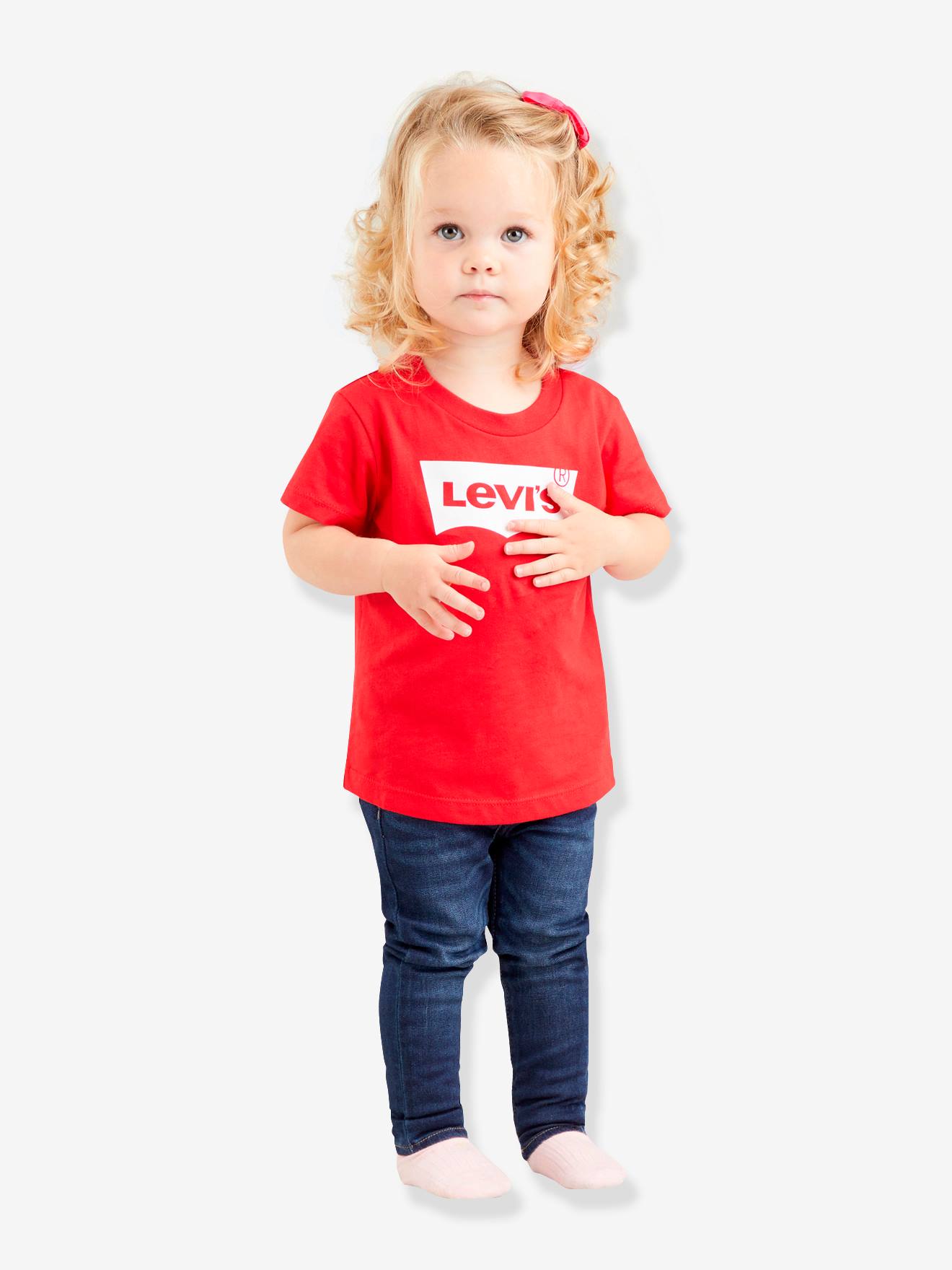 LEVIS KID'S Camiseta Batwing Levi's, bebé rojo