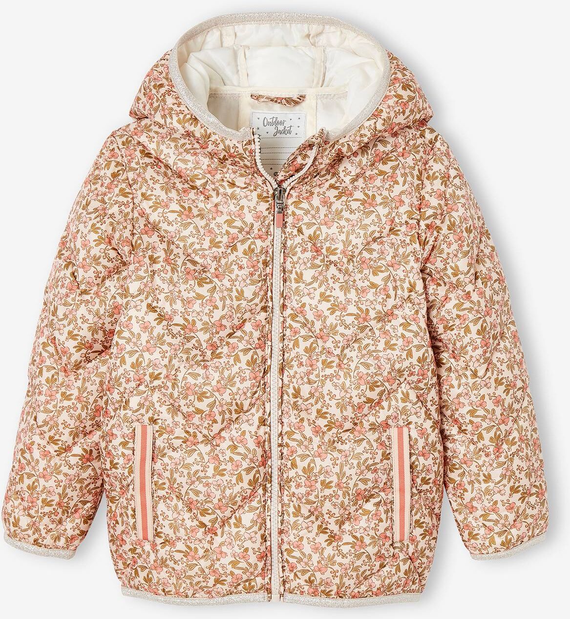 VERTBAUDET Chaqueta acolchada ligera con capucha y motivos irisados, para niña