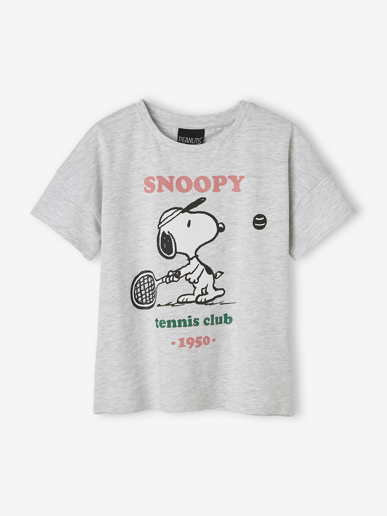 Camiseta de manga corta Snoopy Peanuts® gris jaspeado