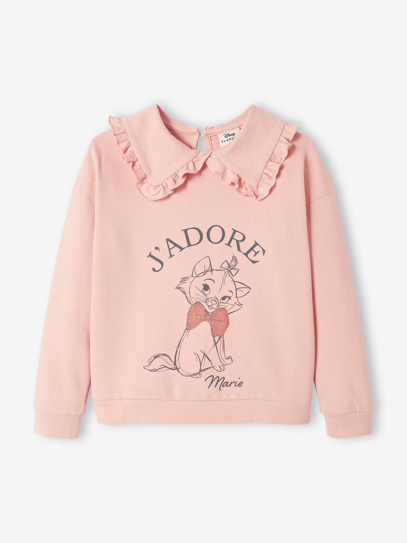 ANIMALES DE DISNEY Sudadera Disney® Marie Los Aristogatos rosa viejo