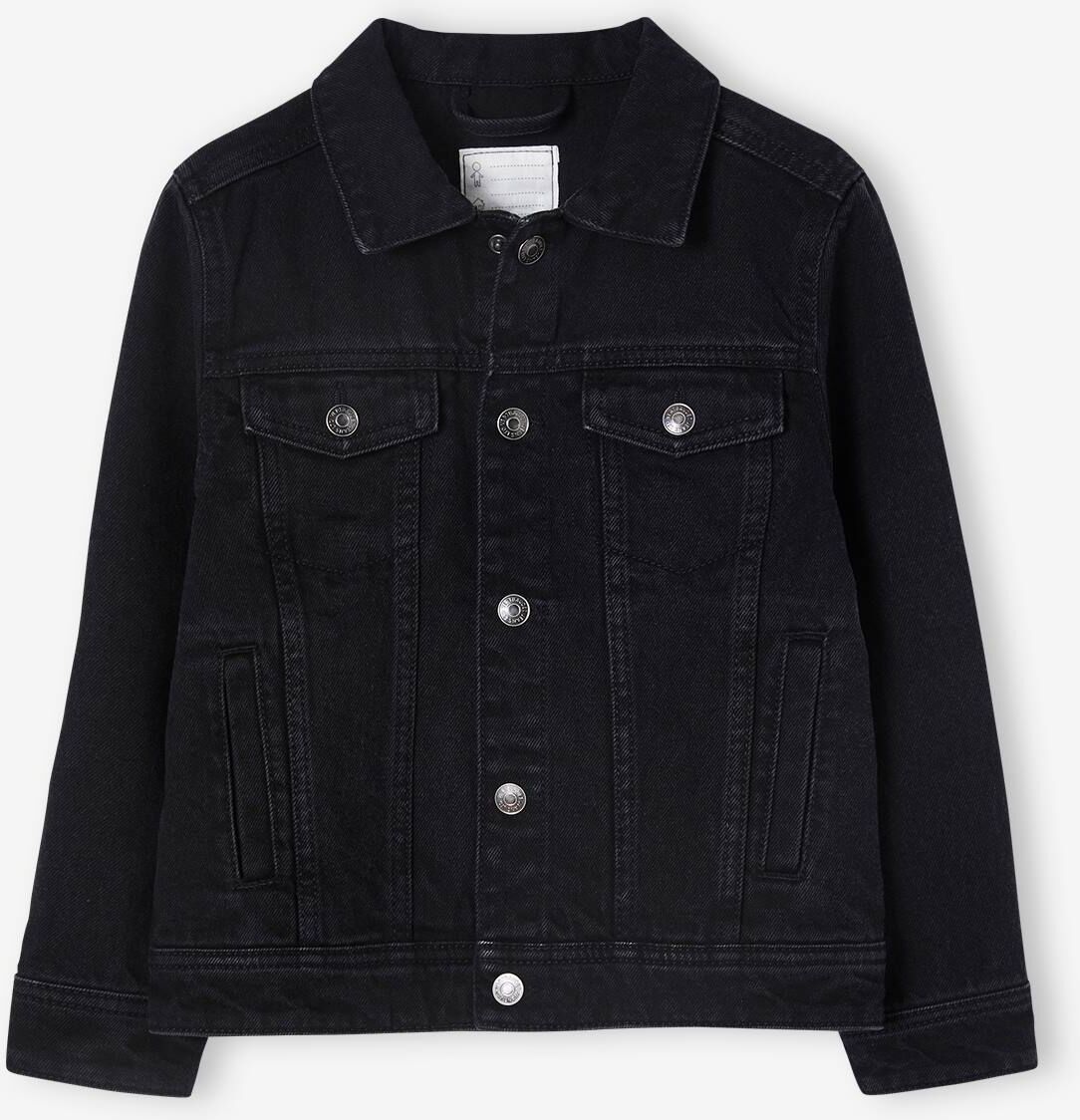 VERTBAUDET Chaqueta vaquera personalizable, con nuevo volumen, para niño denim black