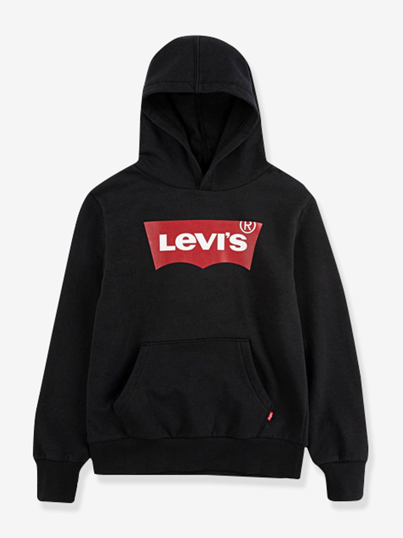 LEVIS KID'S Sudadera con capucha Levi's® Batwing Screenprint negro