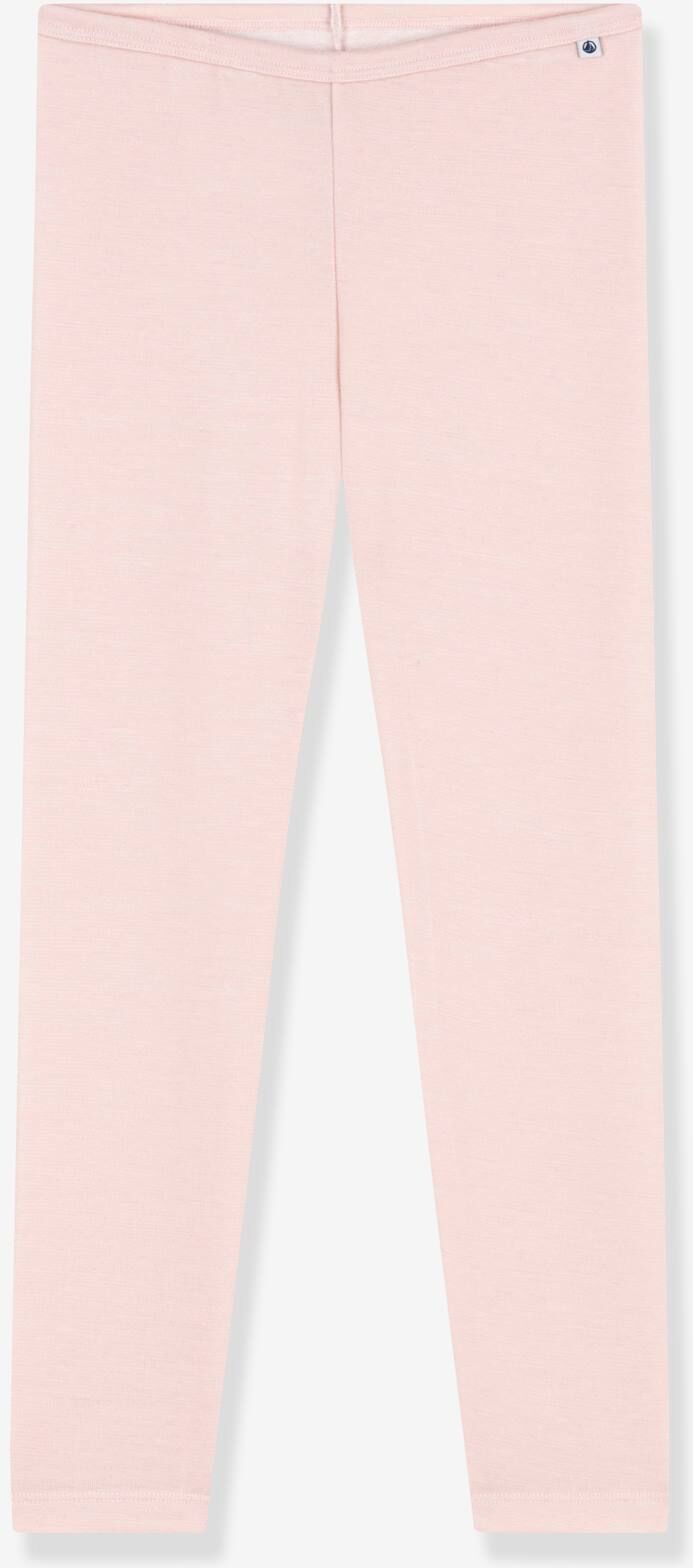 Leggings de lana y algodón PETIT BATEAU rosa