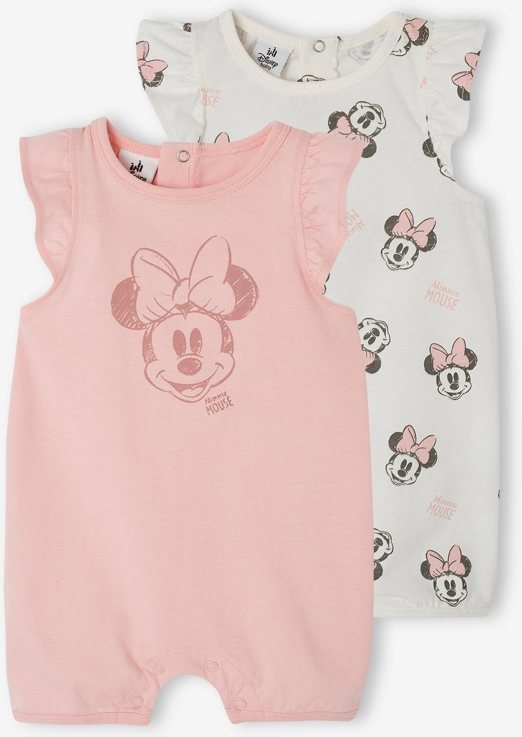 Pack de 2 bodies para bebé Disney® Minnie rosa