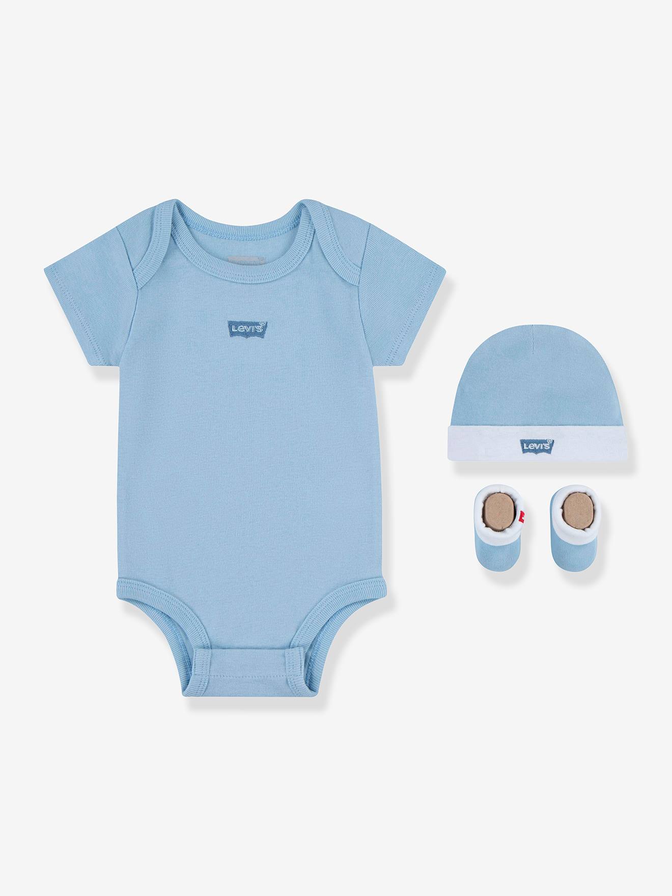 LEVIS KID'S Conjunto de 3 prendas Batwing de Levi's® para bebé azul claro