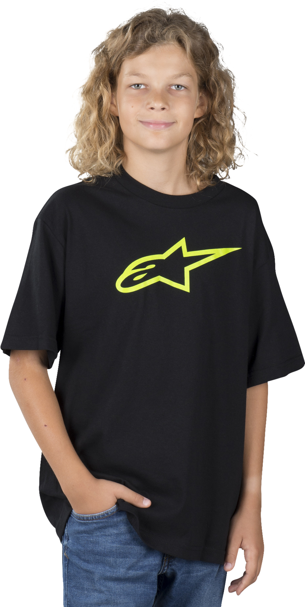 Alpinestars Camiseta  Ageless Niño Negro-Verde