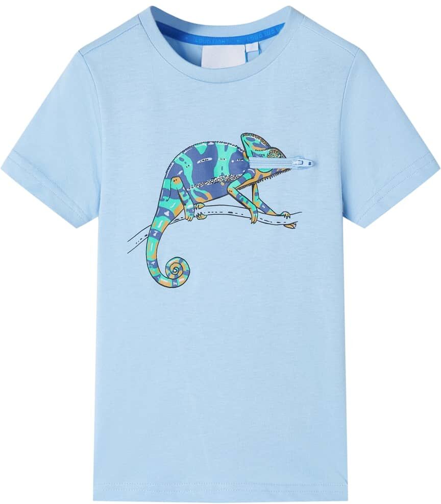 vidaXL Camiseta infantil de manga corta azul claro 92