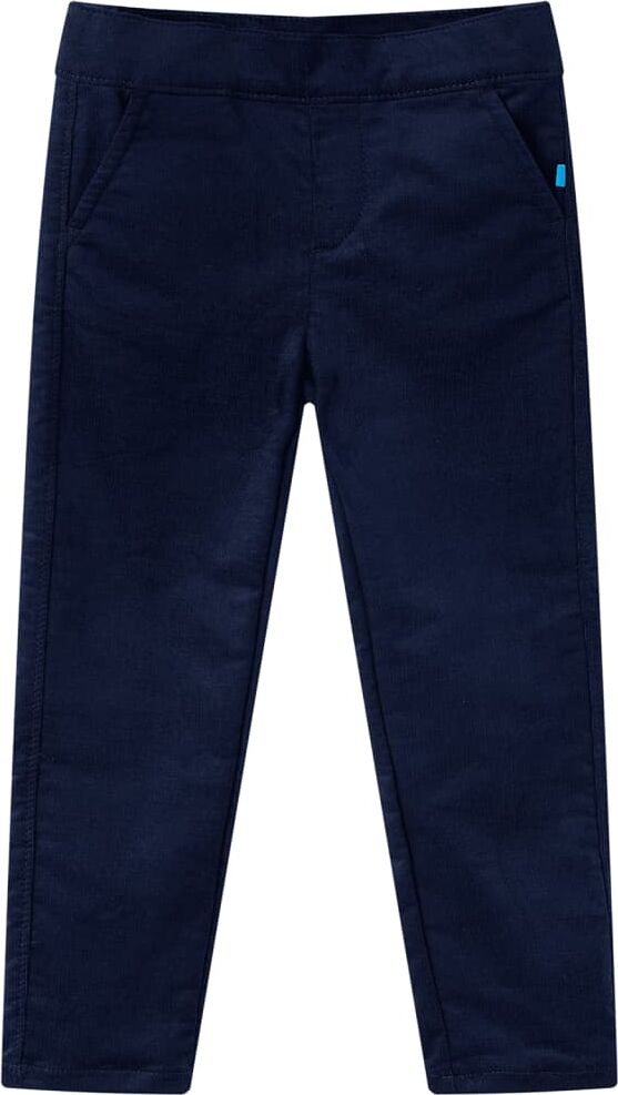 vidaXL Pantalón infantil azul marino oscuro 116