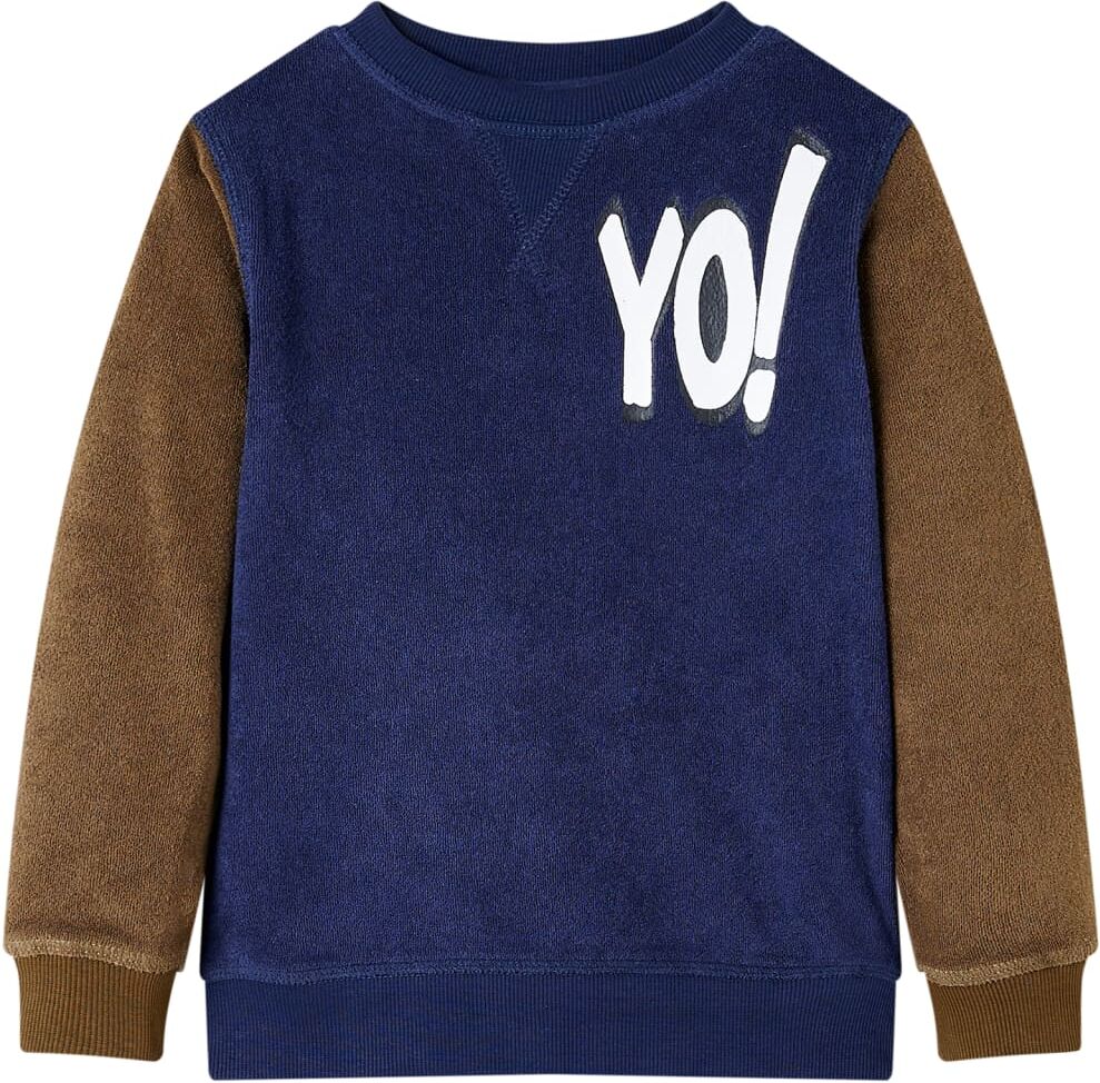 vidaXL Sudadera infantil azul marino oscuro 116