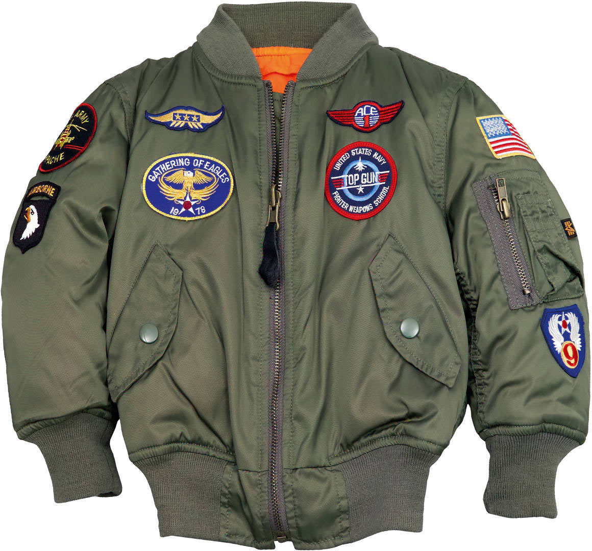 Alpha MA-1 Patch Chaqueta para niños