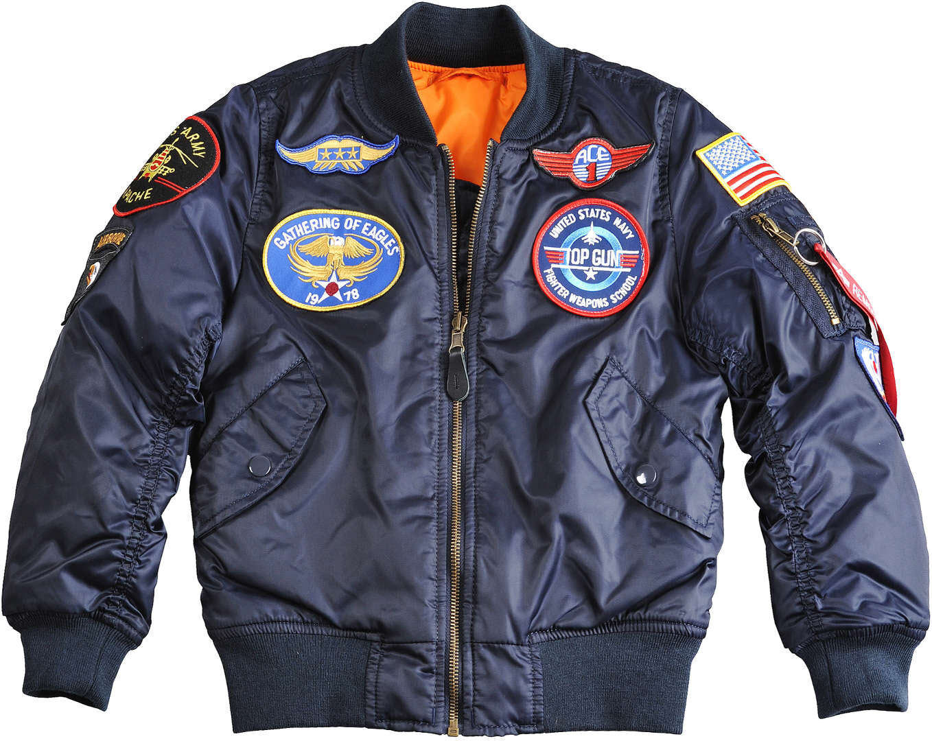 Alpha MA-1 Patch Chaqueta para niños