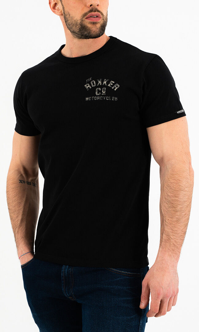 Rokker Motorcycles & Co. Camiseta - Negro (3XL)