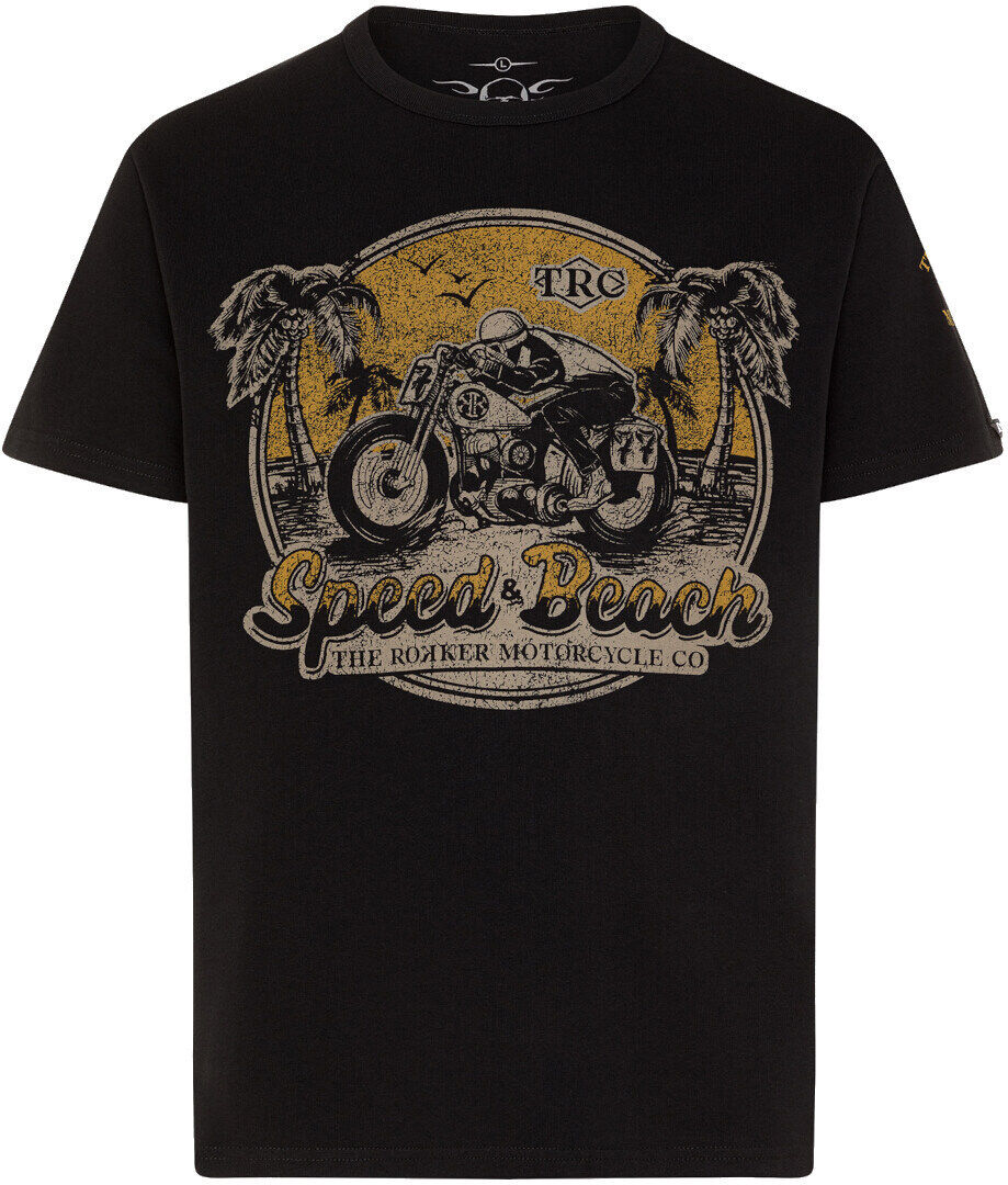 Rokker Speed & Beach Camiseta - Negro (XL)