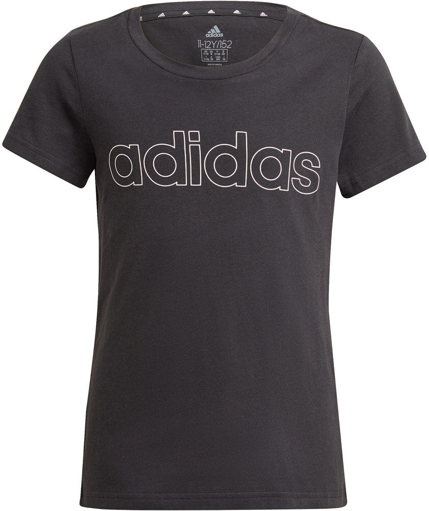 Adidas essentials camiseta manga corta niña Negro (140)