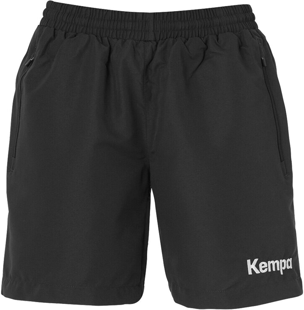 Kempa woven pantalones cortos futbol niño Negro (128)