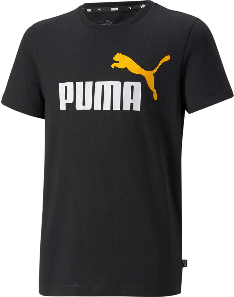 Puma ess 2 col logo tee camiseta manga corta niño Negro (140)