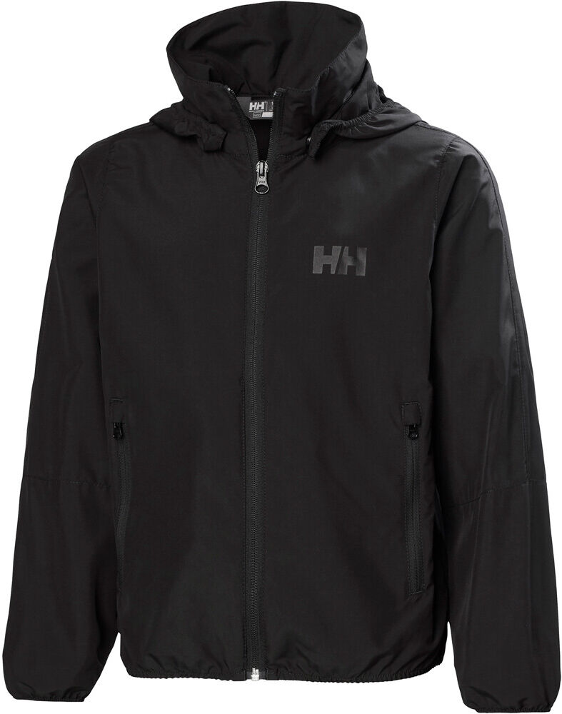 Helly Hansen flight light chubasquero impermeable niño Negro (10)